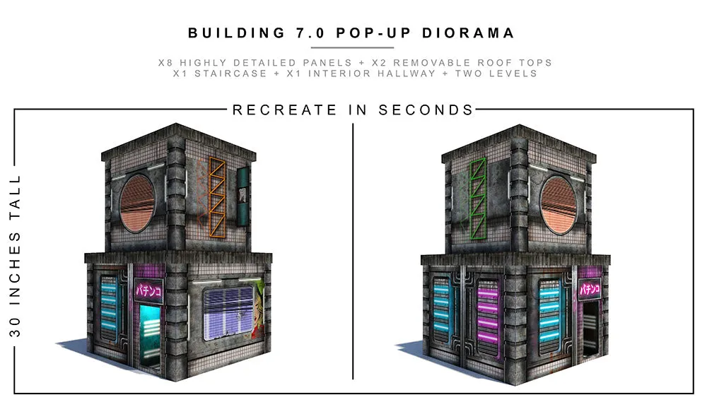 Building 7.0 Pop-Up Diorama 1/12