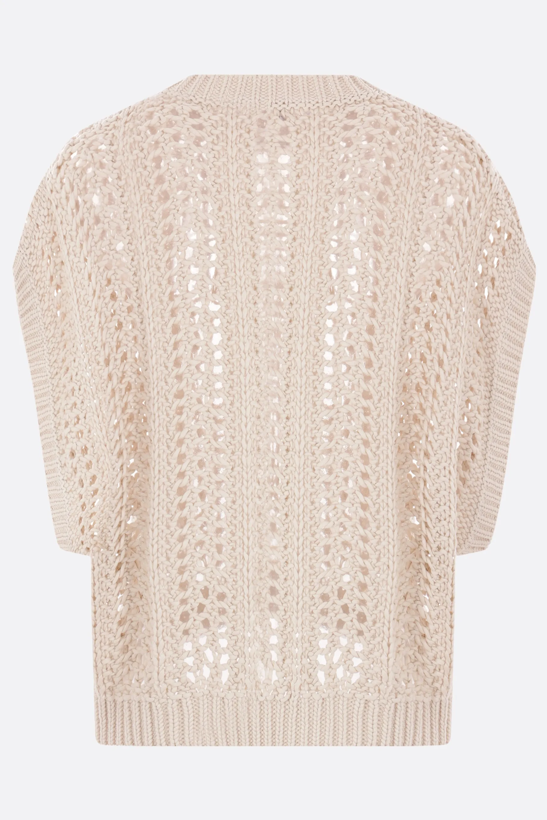 Cotton Ribbed Knit Sweater