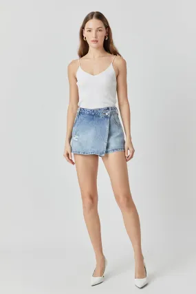 Denim Skort