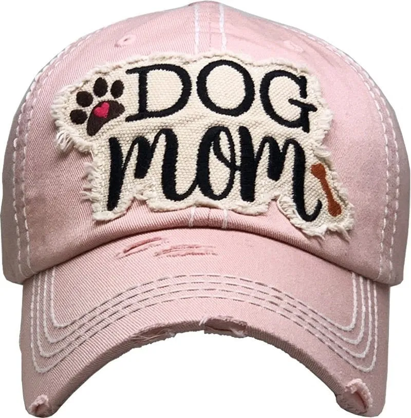 Dog mom hat washed vintage kbv1140