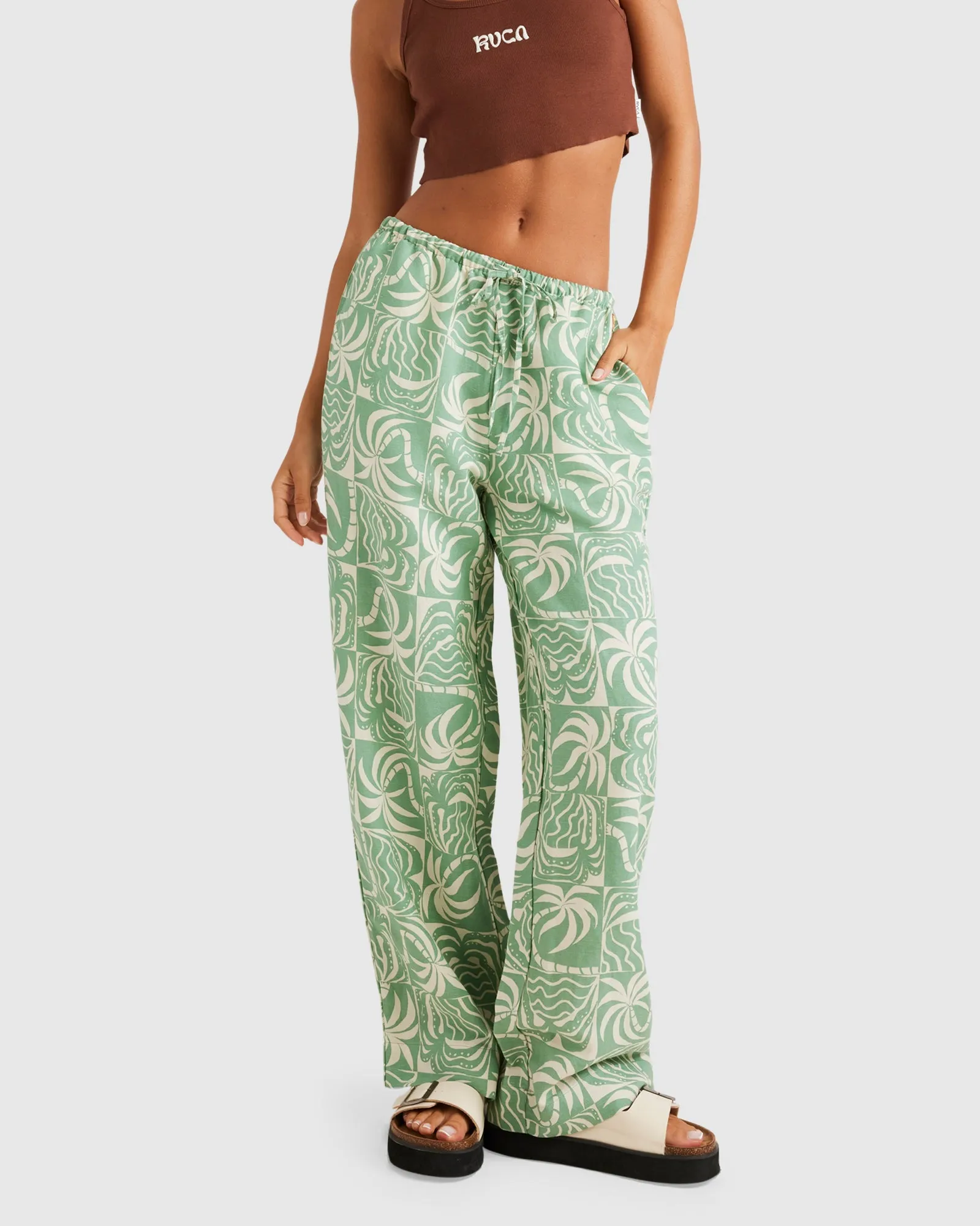 Exotica Holiday Pant - Granite Green