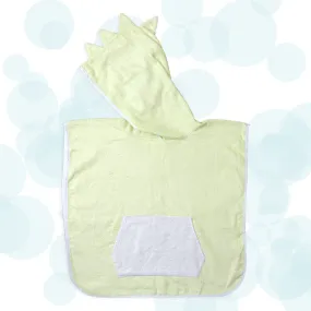 FancyFluff Bamboo Cotton Poncho - Dino