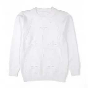 Girls top jersey White