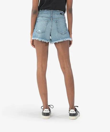 Jane High Rise Short W/BTN Front