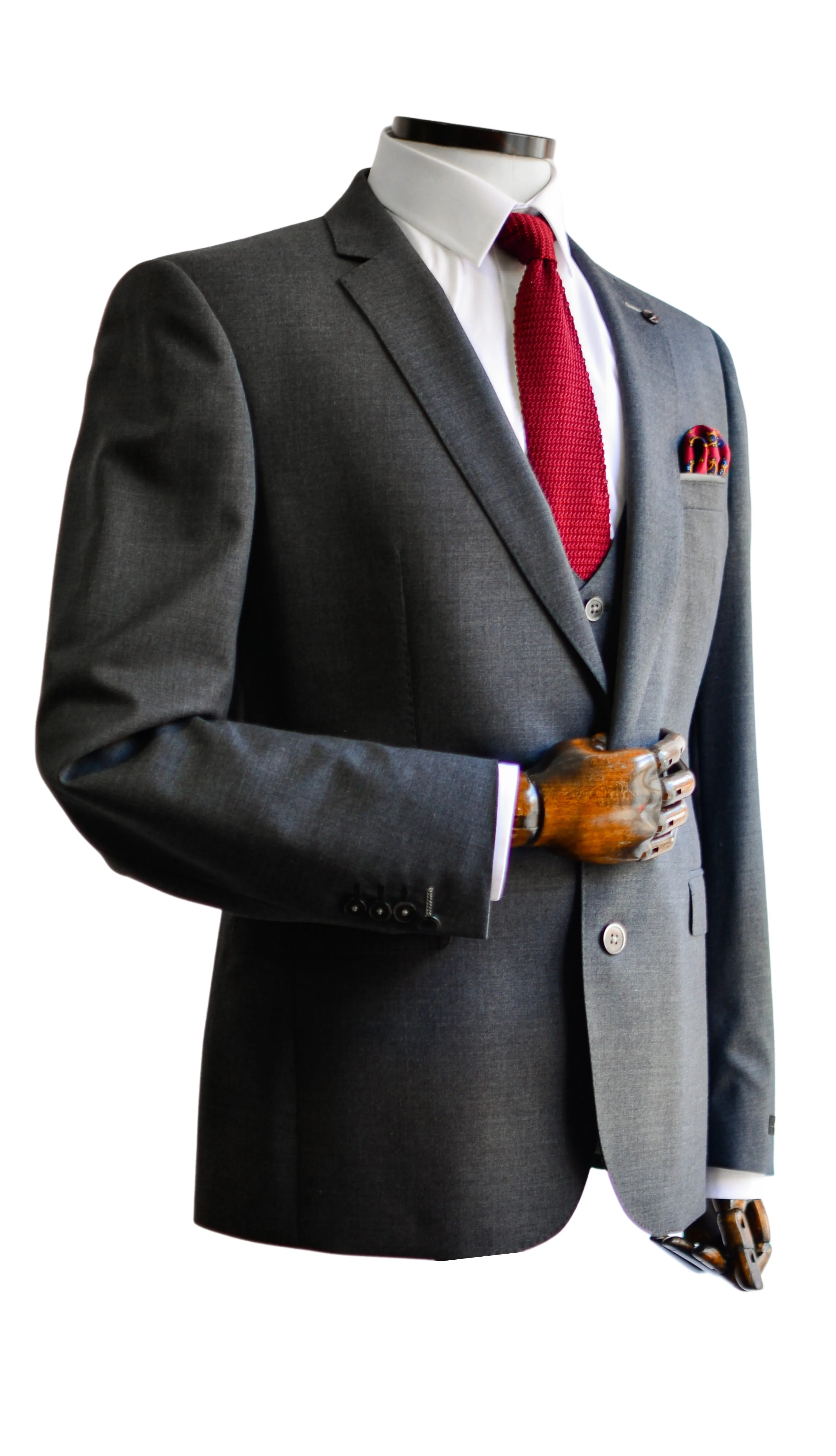 Lucian Suit Jacket - Charcoal Grey