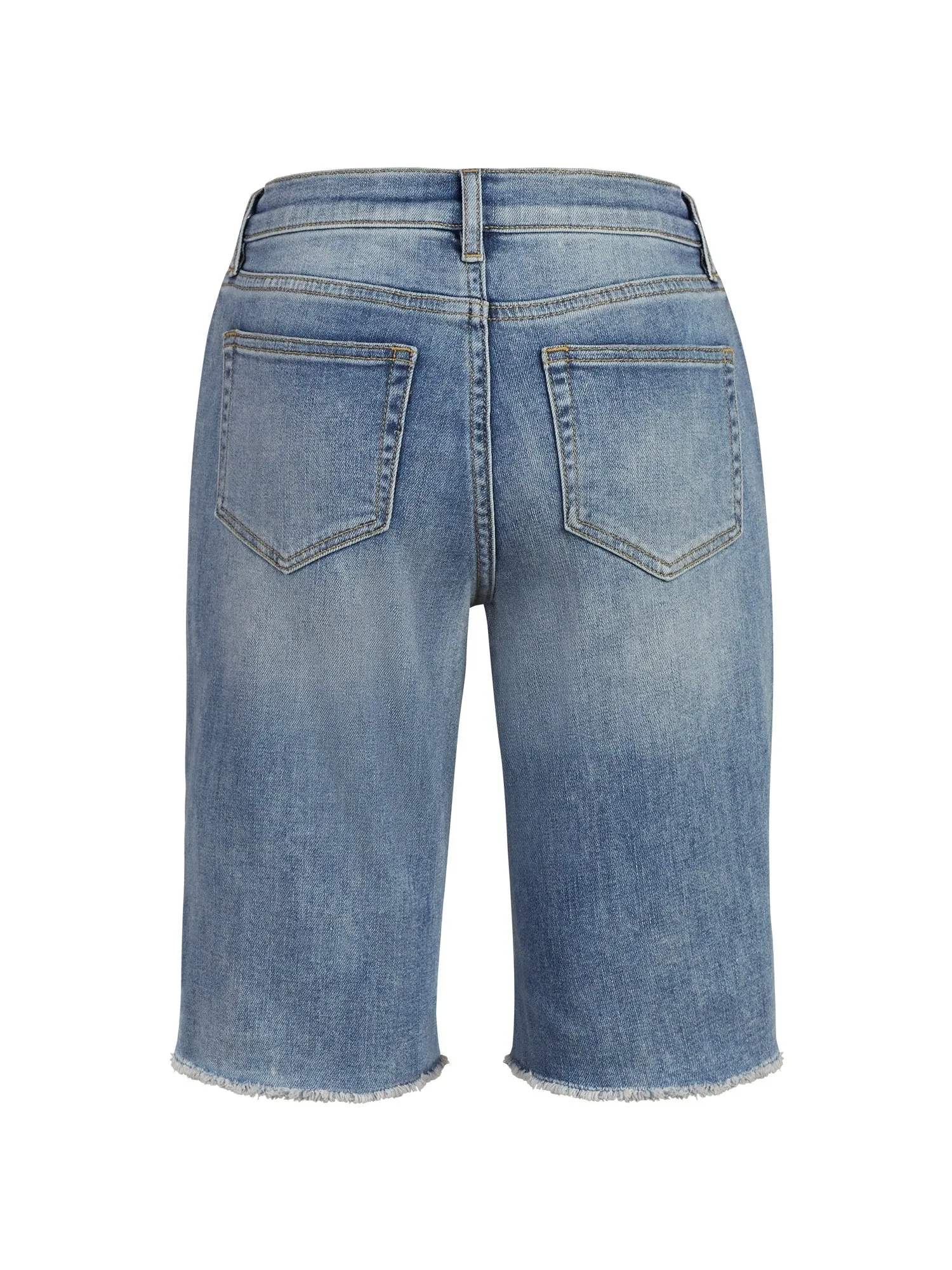 Mid-Rise Boyfriend Bermuda 11-Inch Short