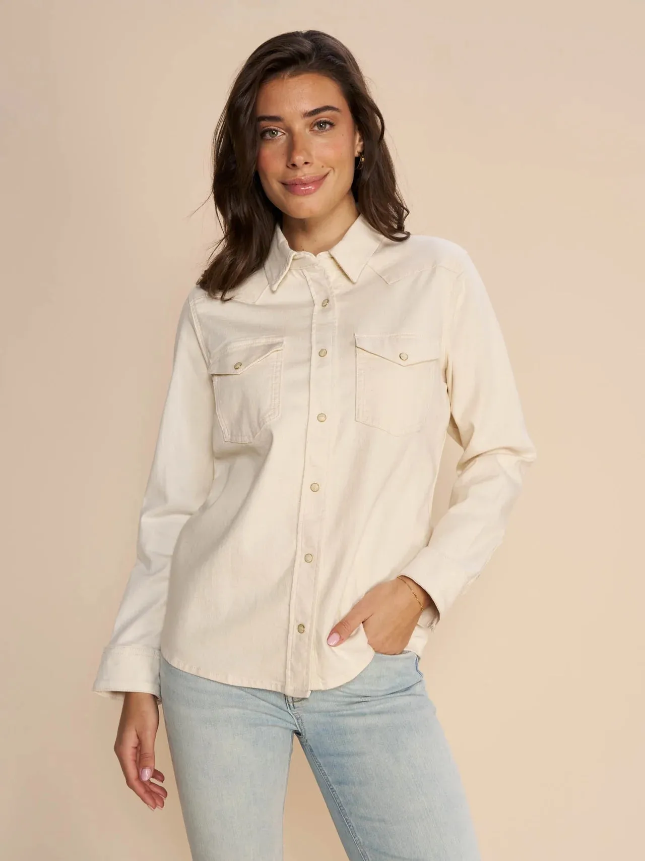 MMElvira Natural Shirt ecru