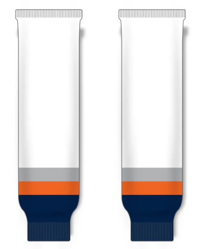 Modelline 2010s Kamloops Blazers White Knit Ice Hockey Socks
