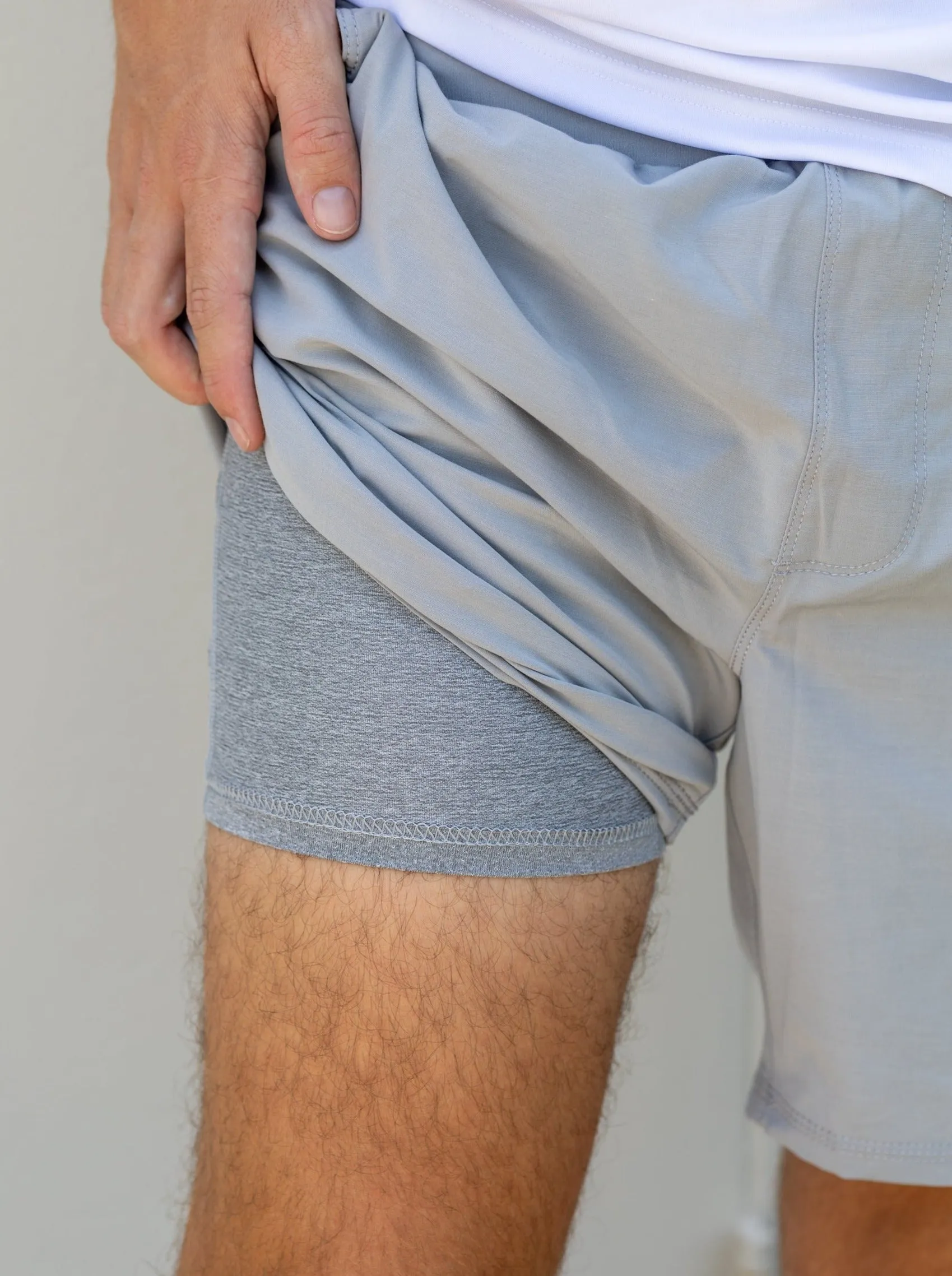 Motion Short with Liner | Gray
