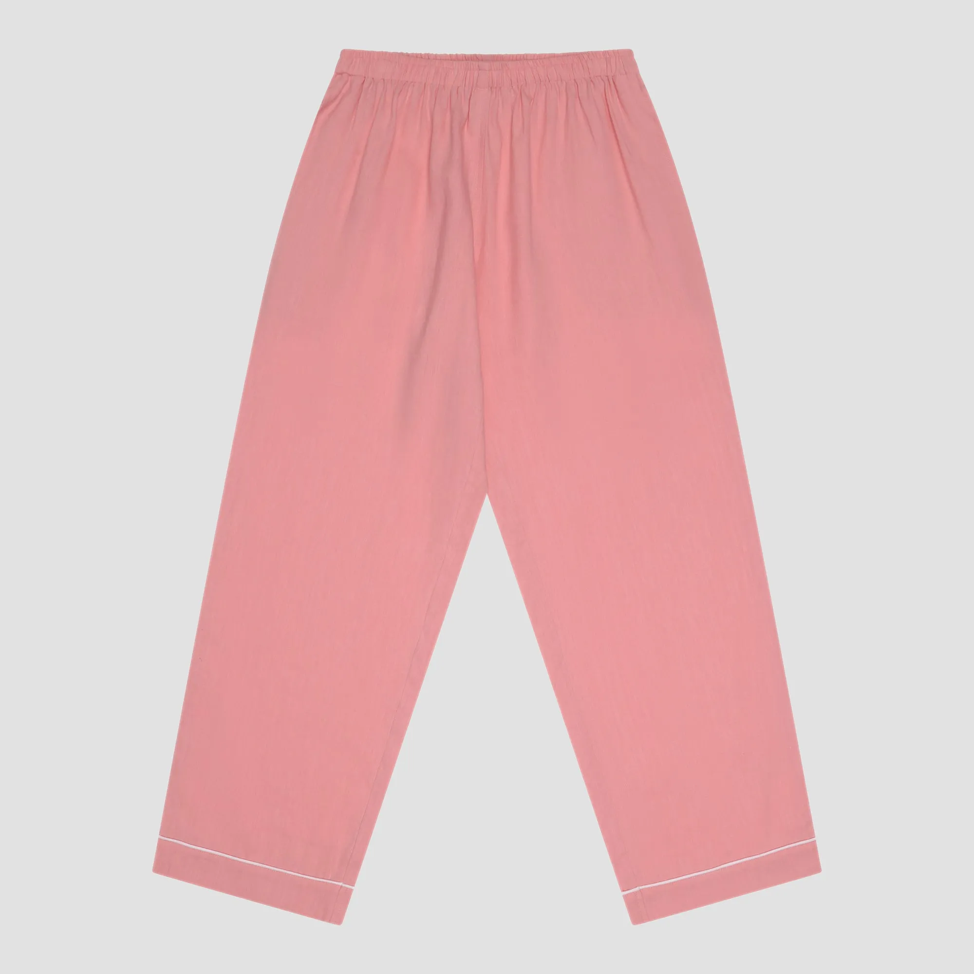 Pink Bloom Linen Pajama pants