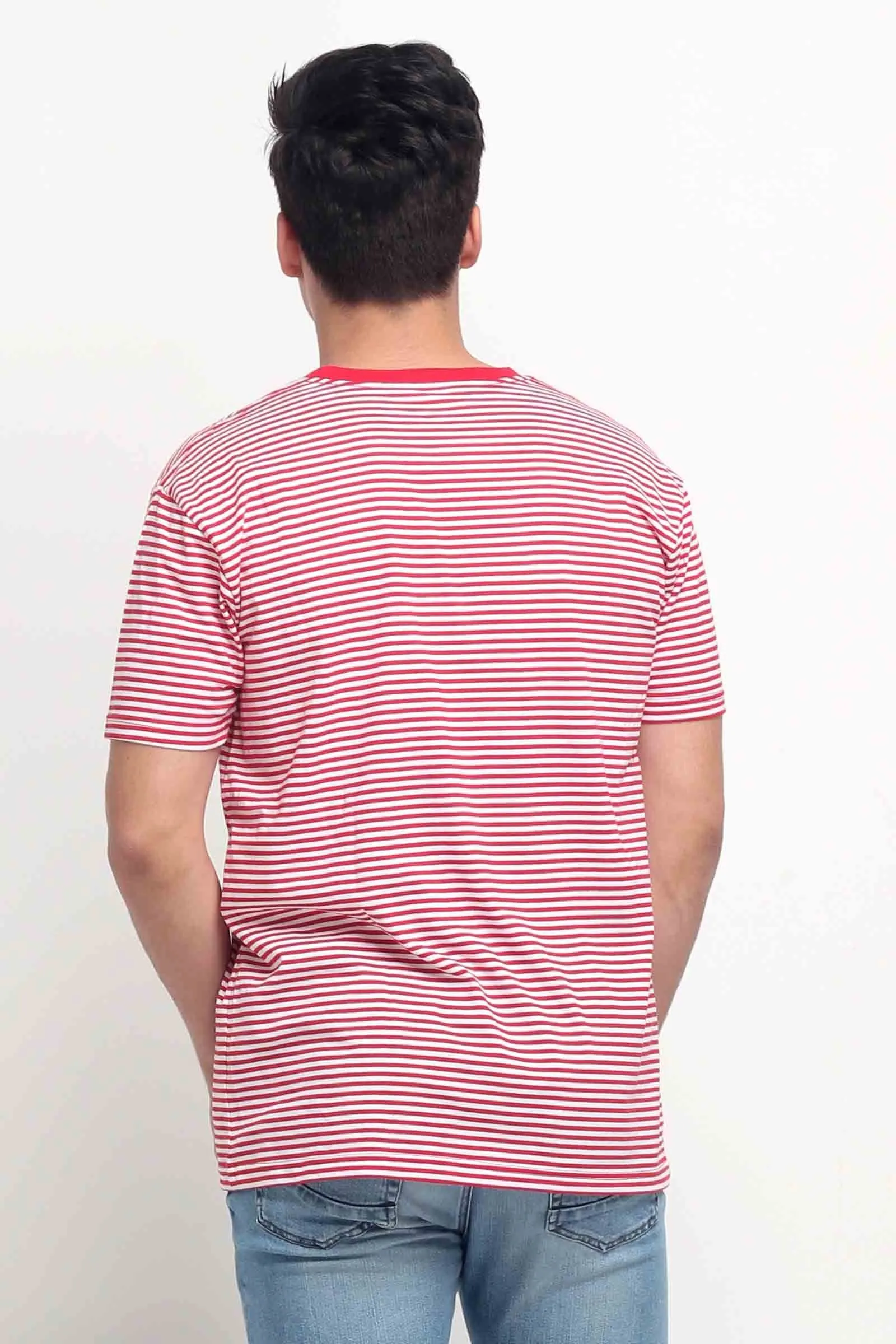 Relaxed Fit Tee With Patch And Pocket Detail