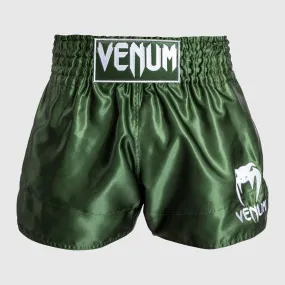 Venum Classic Muay Thai Shorts Khaki/White