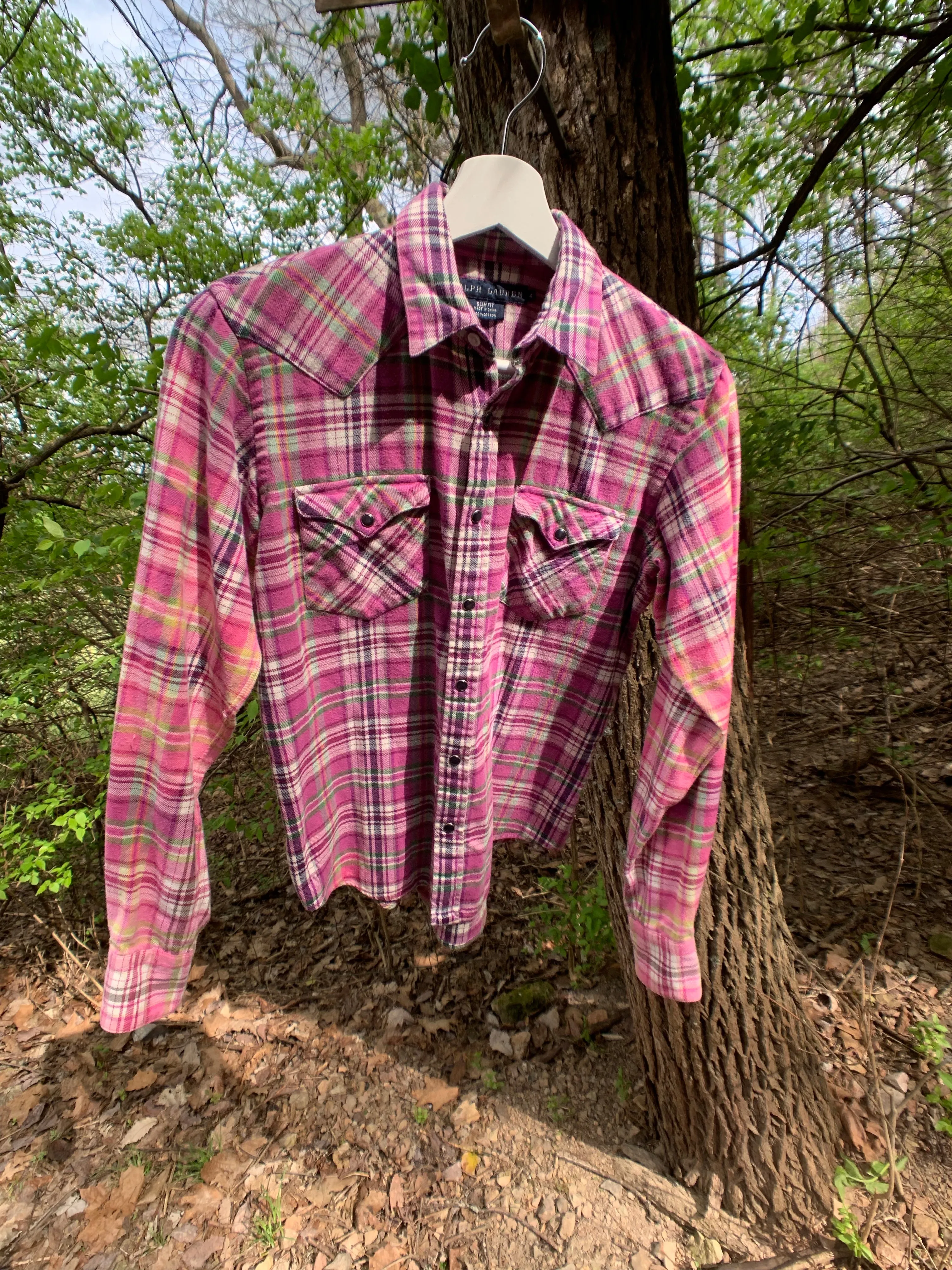 Vintage Ralph Lauren Distressed Flannel