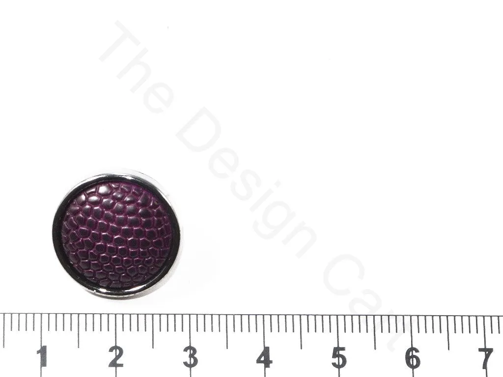 Violet Texture Acrylic Coat Buttons