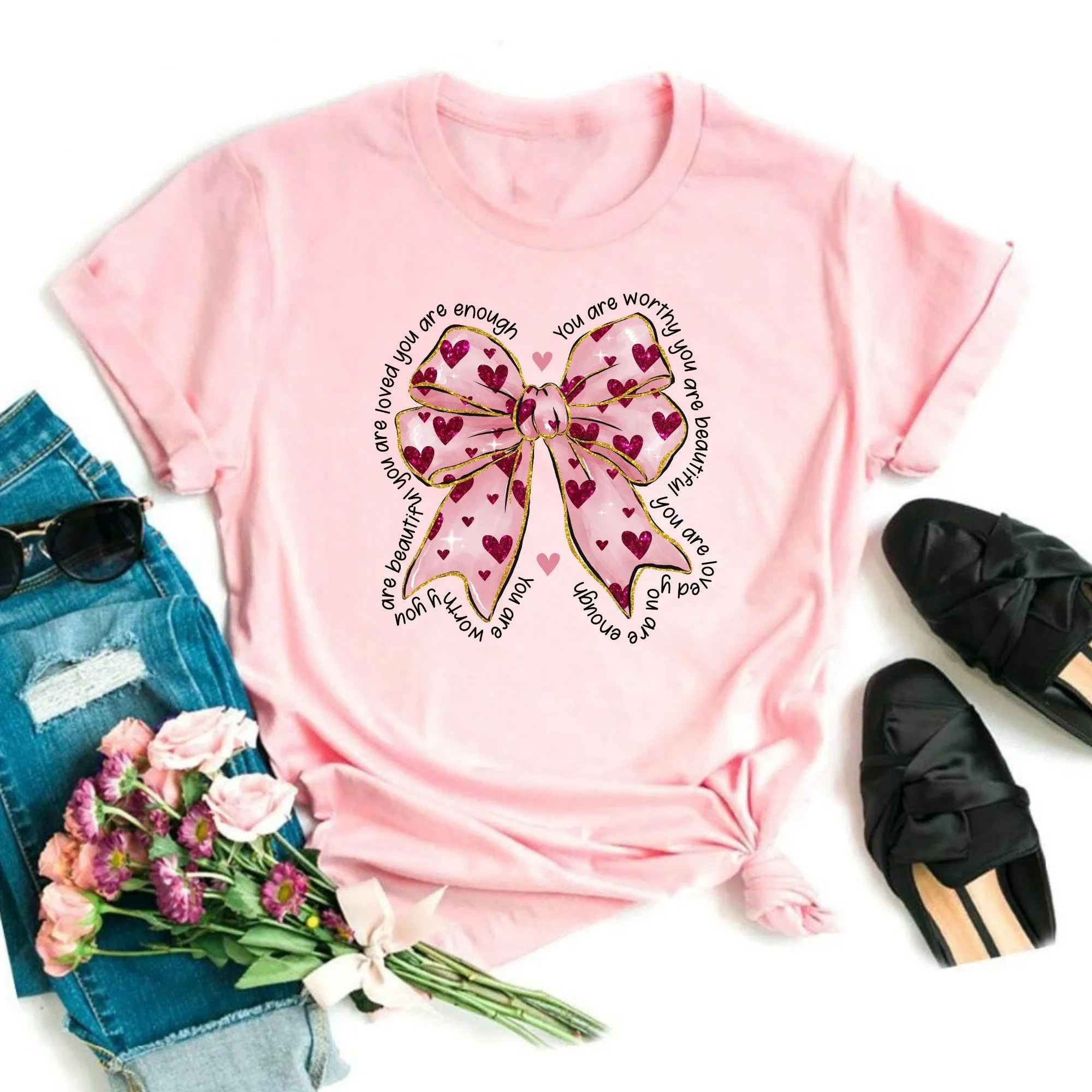 You Are ... Bow Tee and Sweatshirt